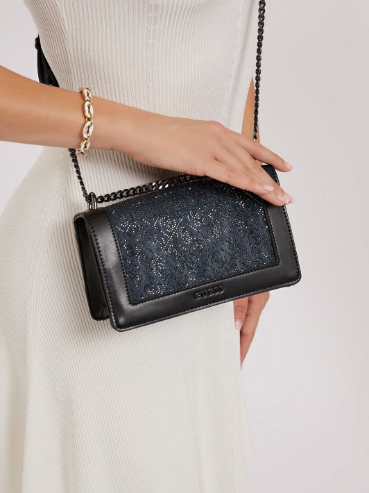Brilla 4g Logotipas Crossbody Bag Guess Juodas