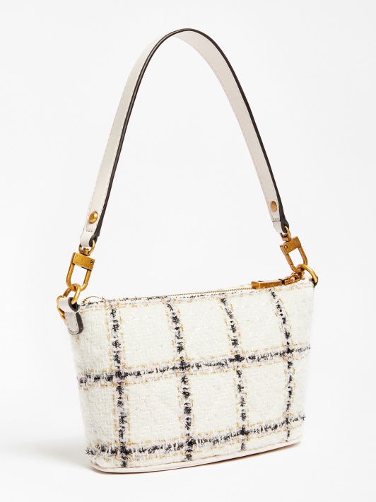Atspėti Cessily Tweed Mini Kibiras Maišelis Baltas Multi