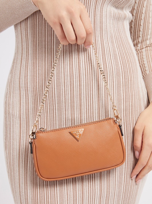 Atspėkite Raudoną Alexie Saffiano Mini Crossbody Krepšį
