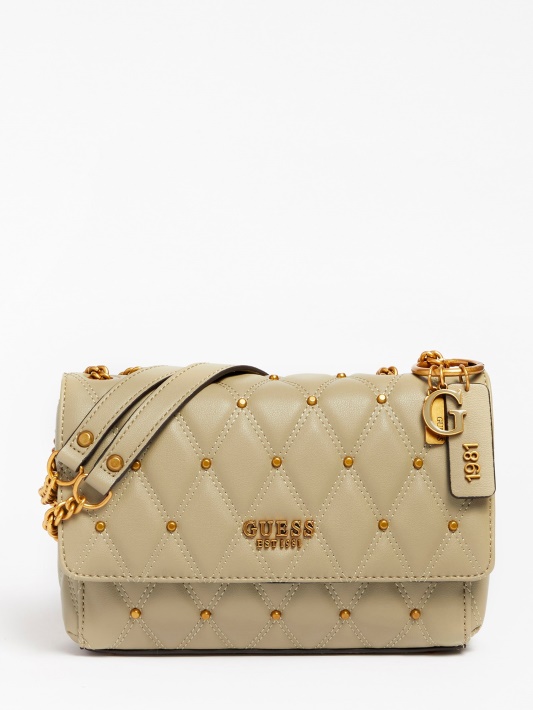 Atspėti žalia Triana Stud Crossbody
