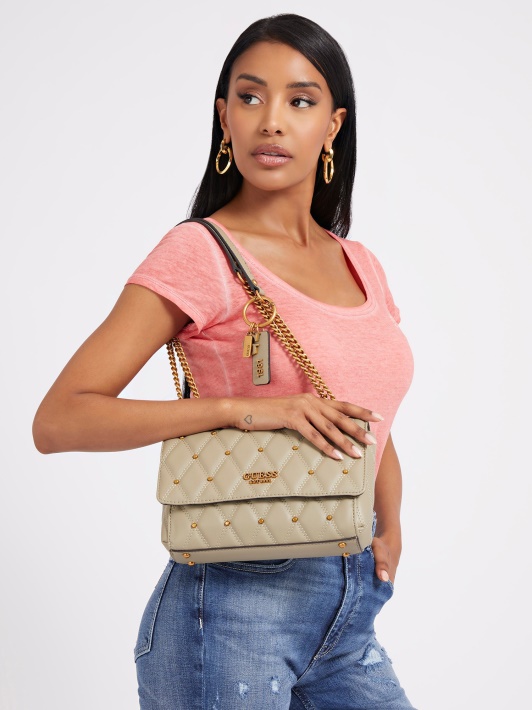 Atspėti žalia Triana Stud Crossbody