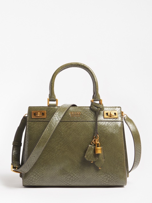 Katey Python Print Rankinė žalia Spėlionė