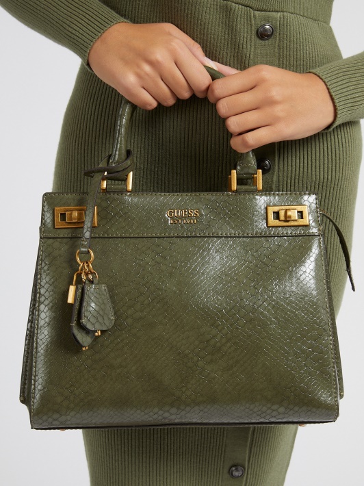 Katey Python Print Rankinė žalia Spėlionė