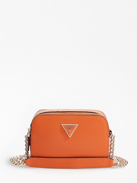 Oranžinė Noelle Saffiano Crossbody Bag Spėlioti