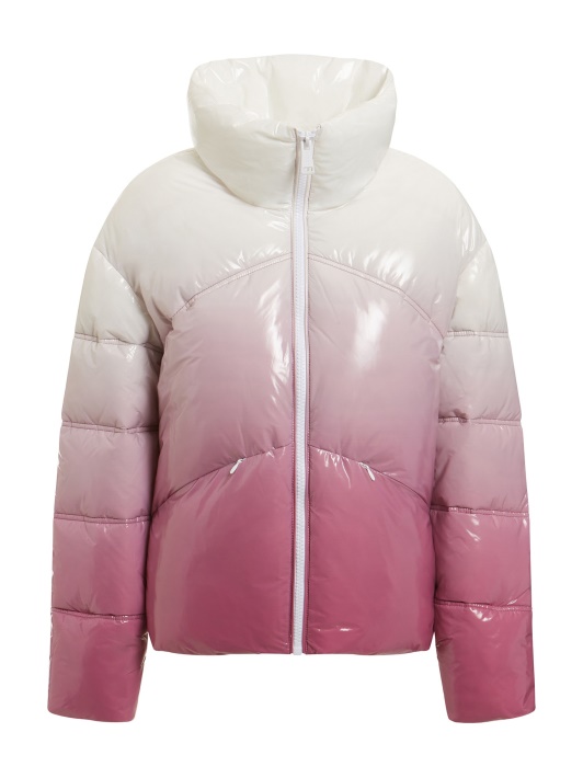 Atspėti Spalvos Gradientas Puffer Rožinė