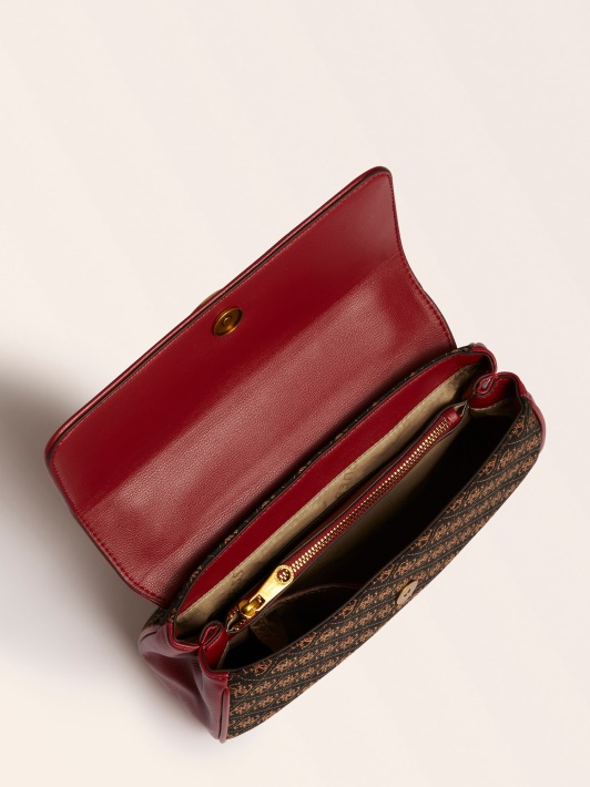 Atspėkite Tamsiai Raudoną Aileen 4g Logotipą Crossbody Krepšys