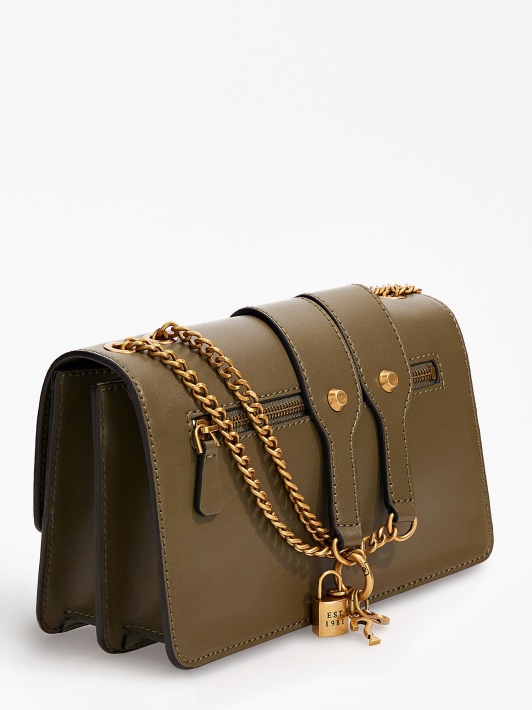 Atspėkite žalią Amantea Mini Crossbody Krepšį