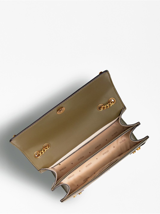 Atspėkite žalią Amantea Mini Crossbody Krepšį