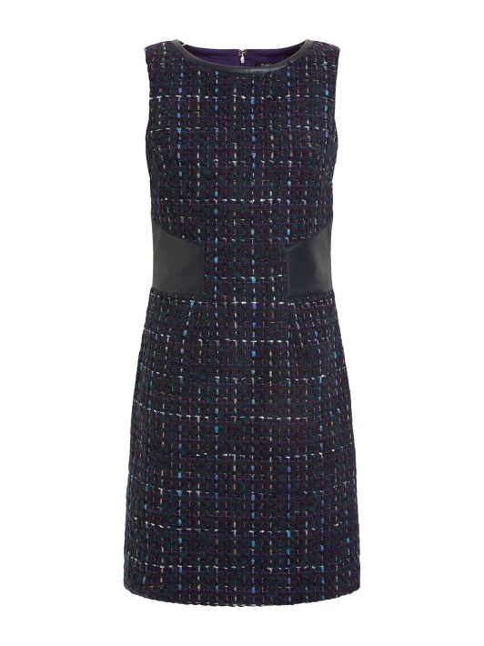 Marciano Tweed Suknelė Atspėti Kelių Violetinė