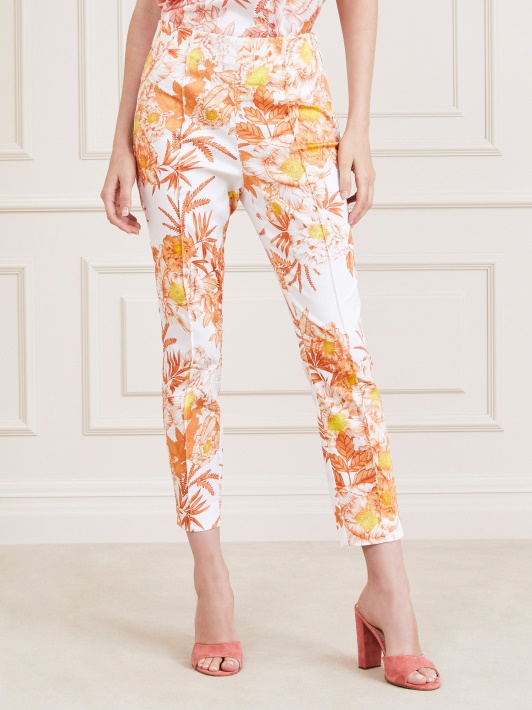 Oranžinės Guess Marciano Slim Fit Kelnės