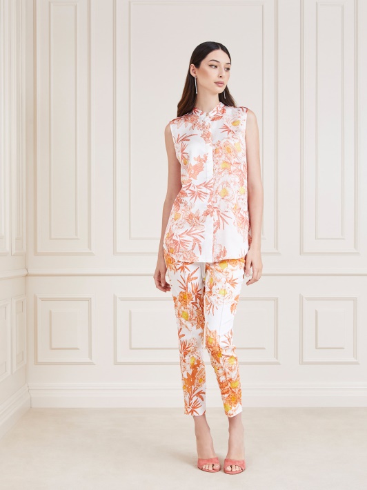 Oranžinės Guess Marciano Slim Fit Kelnės