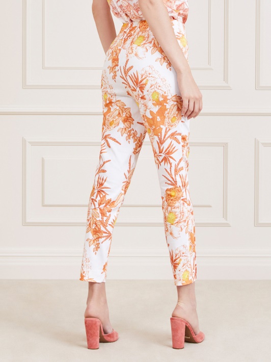 Oranžinės Guess Marciano Slim Fit Kelnės