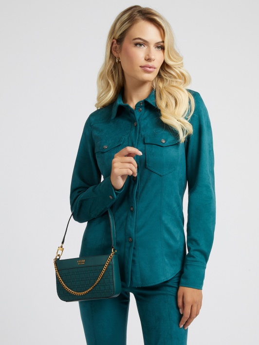 Katey Austas Mini Pečių Krepšys Guess Green