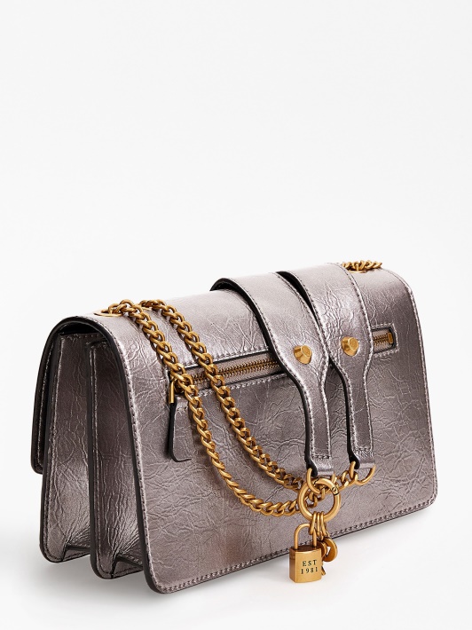 Amantea Mini Crossbody Bag Guess Tamsiai Pilka