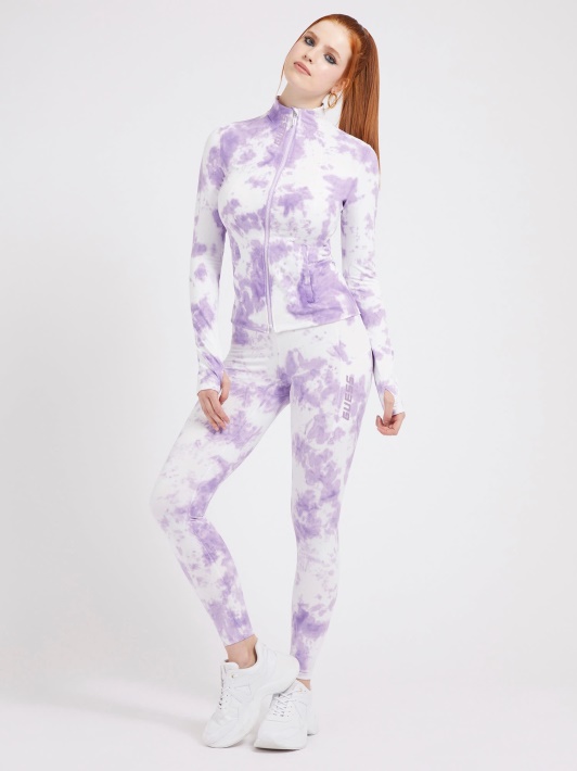 Tie-dye Aktyvus Viršus Violetinis Spėjimas