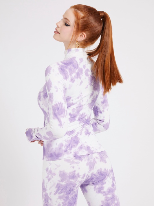 Tie-dye Aktyvus Viršus Violetinis Spėjimas