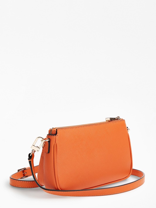 Alexie Saffiano Mini Crossbody Bag Oranžinė Spėjimas