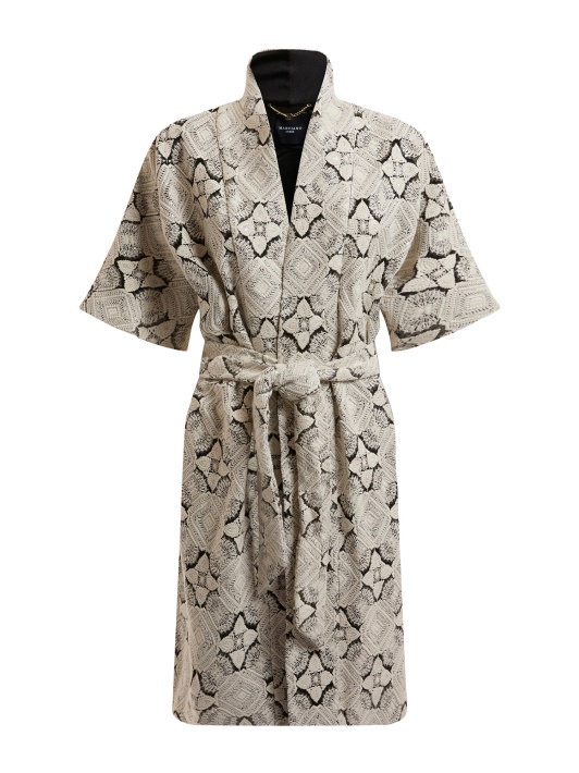 Baltas Multi Marciano šiame Spausdinti Kimono Spėjimas