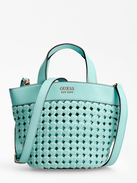 šviesiai Mėlyna Spėti Sicilia Braided Mini Shopper