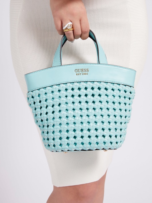šviesiai Mėlyna Spėti Sicilia Braided Mini Shopper