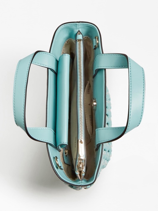 šviesiai Mėlyna Spėti Sicilia Braided Mini Shopper