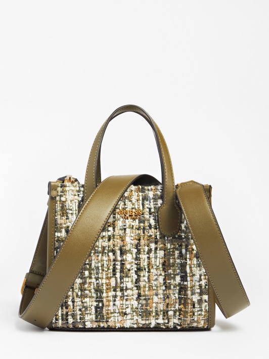 Spėk Silvana Tweed Mini Rankinė žalia