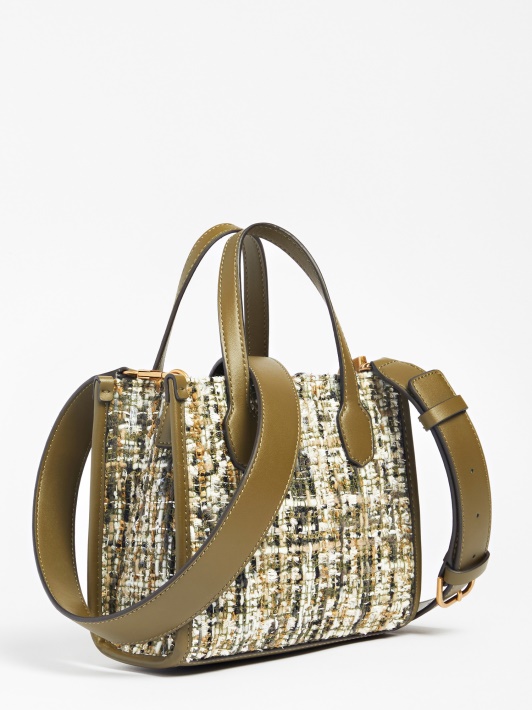 Spėk Silvana Tweed Mini Rankinė žalia