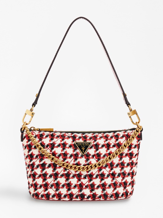 Juodas Cessily Tweed Mini Kibiras Maišelis Atspėti