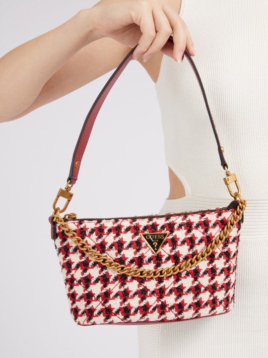 Juodas Cessily Tweed Mini Kibiras Maišelis Atspėti