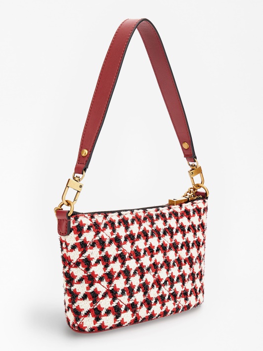Juodas Cessily Tweed Mini Kibiras Maišelis Atspėti