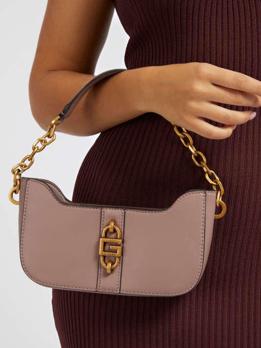Atspėti Square G Luxe Mini Rankinė Per Petį Rožinė