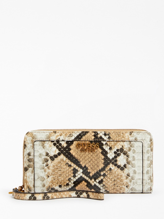 Abey Maxi Piniginė Guess Multi Beige