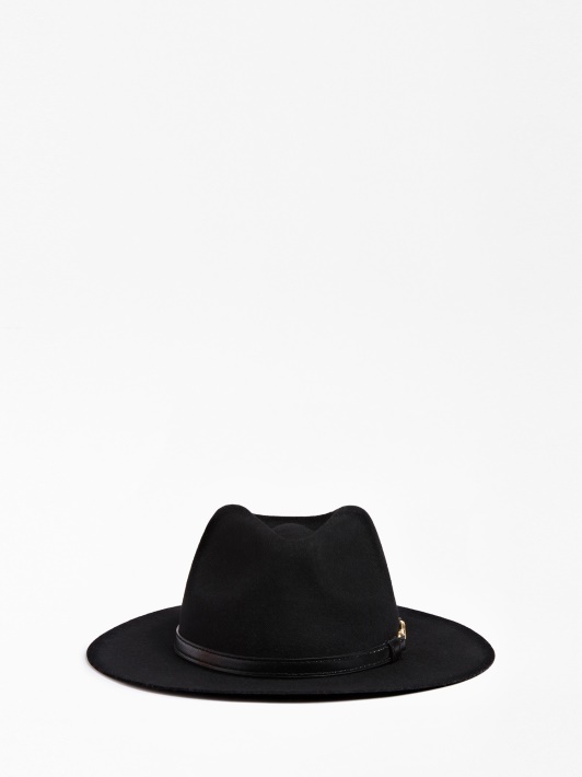 Vilna Fedora Kepurė Juoda Spėjimas