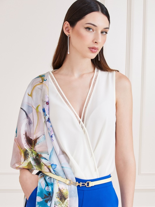 Atspėti Floral Fantasy Marciano Printed Foulard