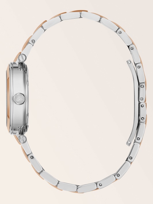 Spėk Gc Plieno Analoginis Laikrodis Rose Gold Nauja Tendencija