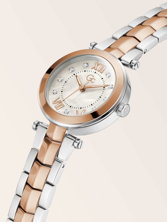 Spėk Gc Plieno Analoginis Laikrodis Rose Gold Nauja Tendencija