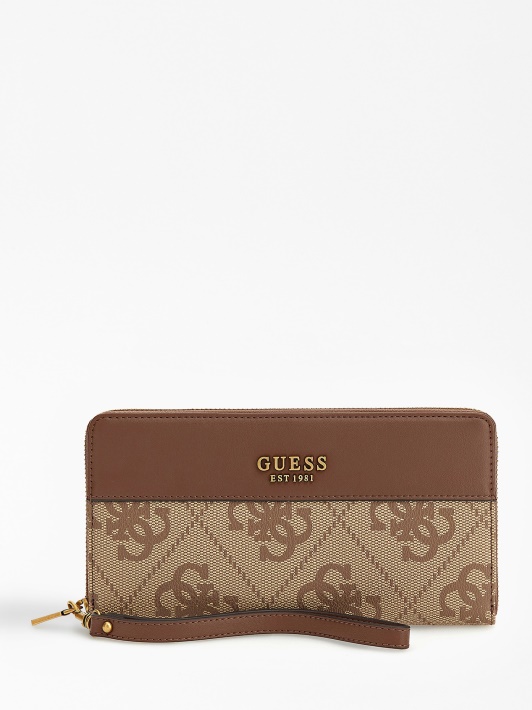 Ruda Guess Berta 4g Logo Maxi Piniginė