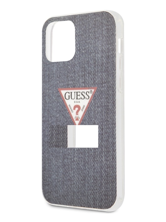Tamsiai Mėlynas Guess Iphone 12 Pro Max Džinsinis Užvalkalas