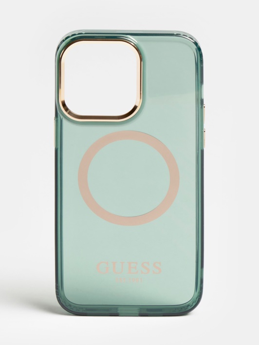 žalias Guess Iphone 14 Pro Max Magsafe Dangtelis