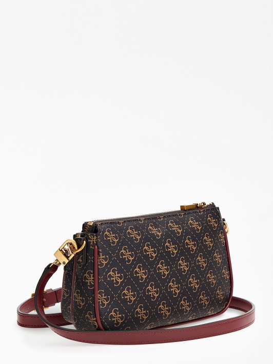 Izzy 4g Logotipas Mini Crossbody Bag Guess Juodas