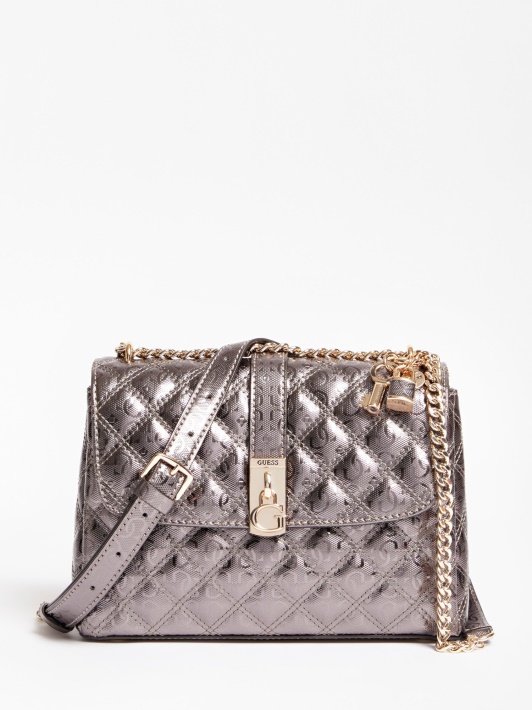 Atspėkite Pilką Gaia 4g Logotipą Crossbody Krepšys