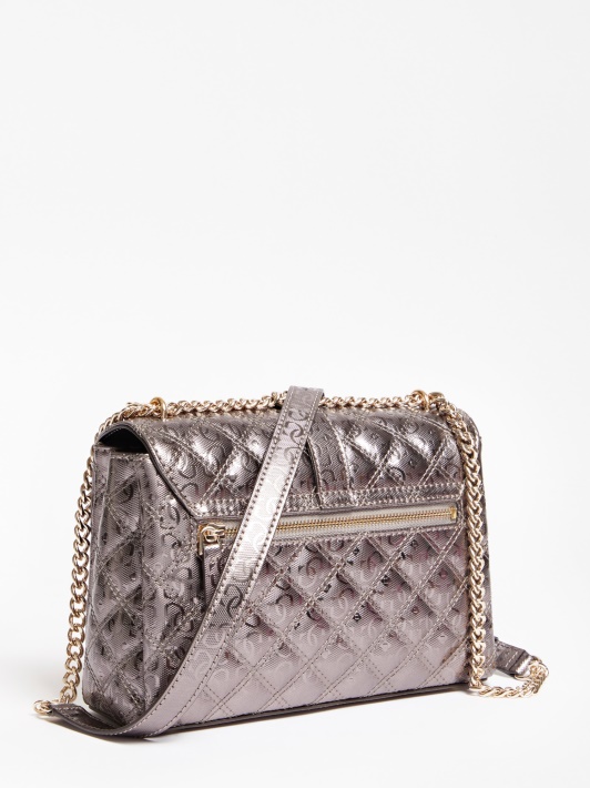 Atspėkite Pilką Gaia 4g Logotipą Crossbody Krepšys