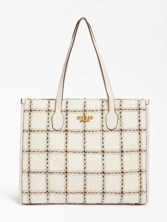 Spėk Silvana Tweed Shopper Balta Multi