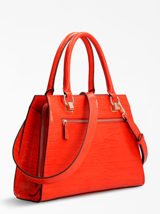 Spėk Stephi Croc Print Rankinė Oranžinė