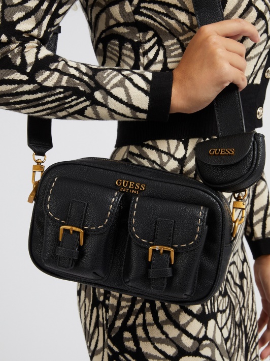 Atspėti No Limit Pocket Mini Crossbody Rankinė Juoda