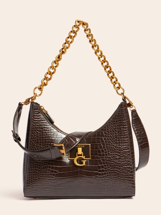Rudas Stephi Croc Print Valkata Spėlioti