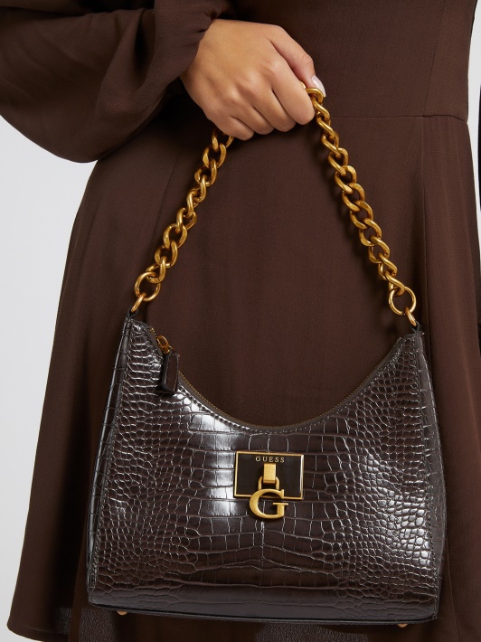 Rudas Stephi Croc Print Valkata Spėlioti