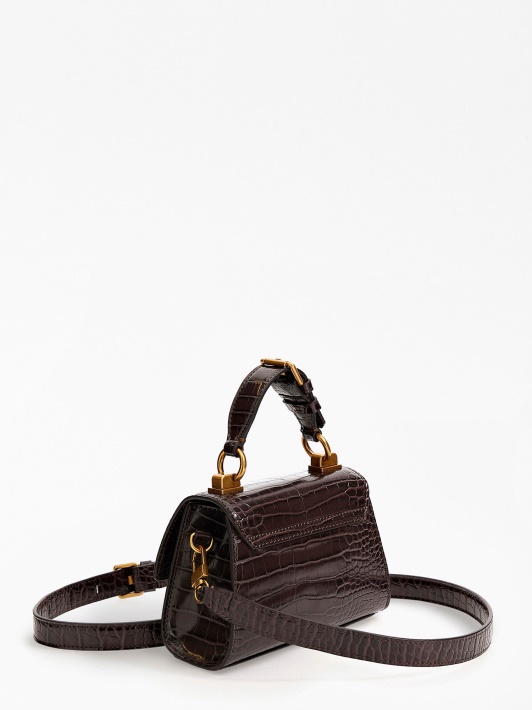 Ruda Guess Stephi Croc Print Mini Rankinė