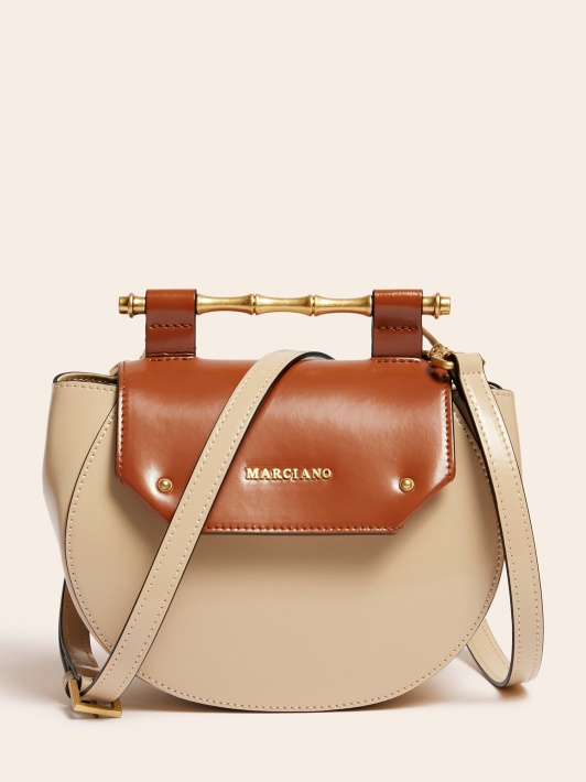 Spėk Rudas Alia Tikros Odos Mini Crossbody Bag