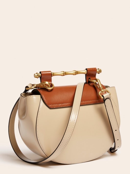 Spėk Rudas Alia Tikros Odos Mini Crossbody Bag